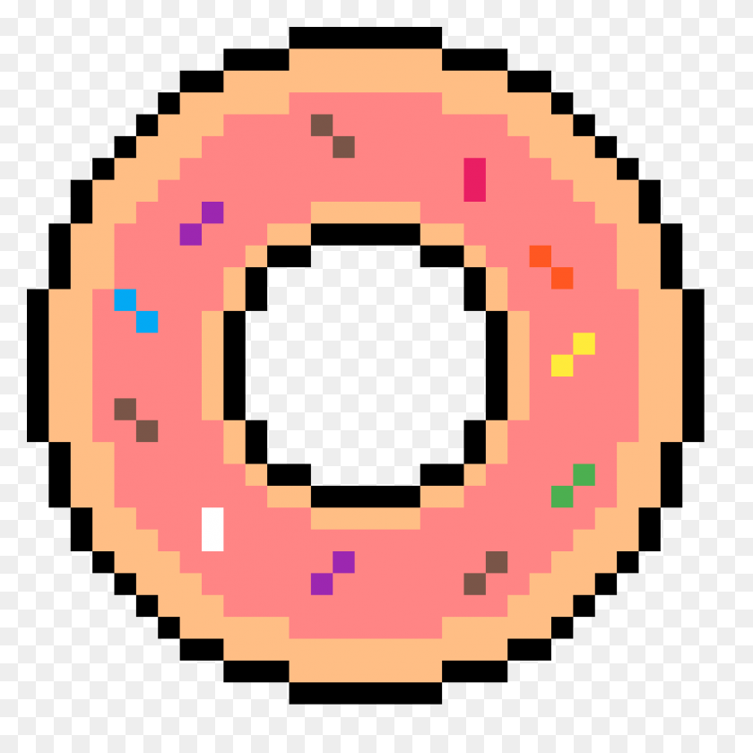 1184x1184 Pixilart - Donut PNG Clipart