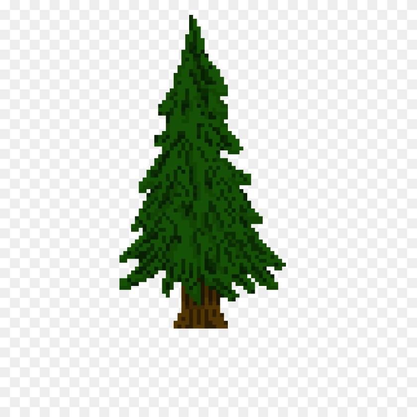 1200x1200 Pixilart - Evergreen Tree PNG