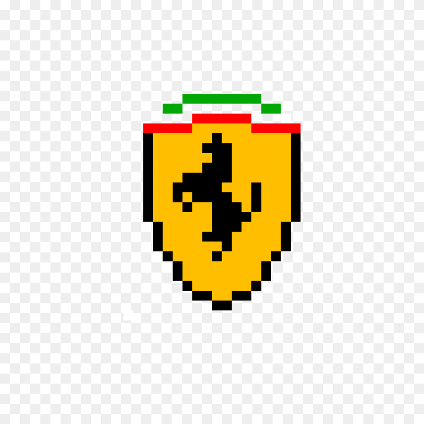 1200x1200 Pixilart - Ferrari Logo PNG
