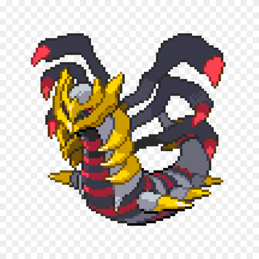 1200x1200 Pixilart - Giratina Png