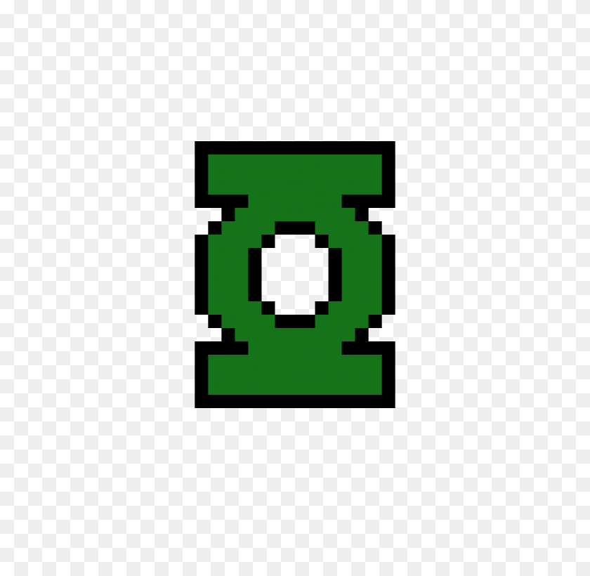 1189x1160 Pixilart - Green Lantern Logo Png