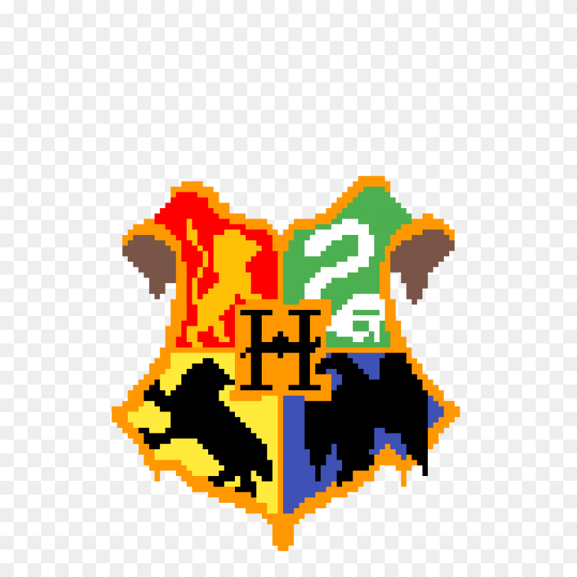 1200x1200 Pixilart - Hogwarts Crest PNG