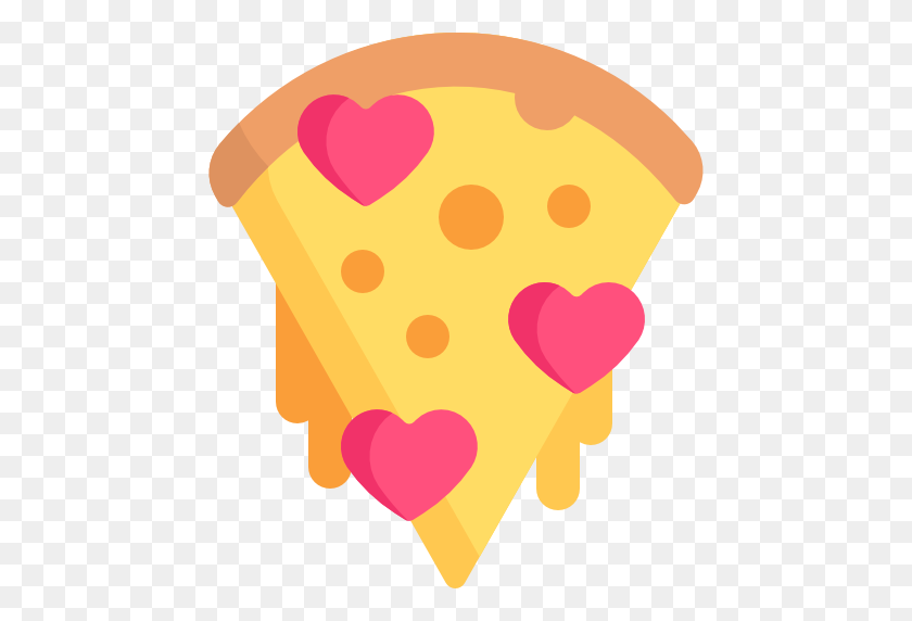 512x512 Pizza - Heart Pizza Clipart