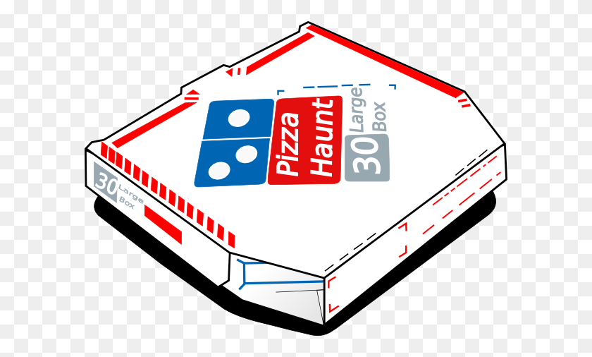 600x446 Pizza Box Clip Art - Pizza Box Clipart