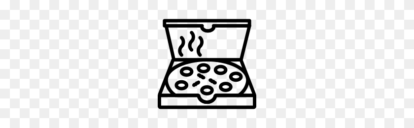 200x200 Pizza Box Icons Noun Project - Pizza Icon PNG