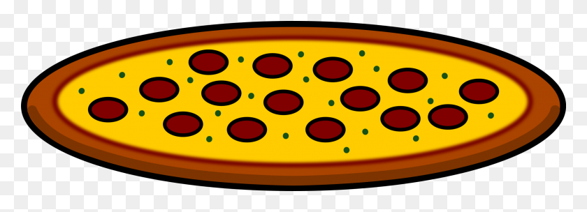 2397x750 Pizza De Queso Pizza De Pepperoni Queso Pizza De Fiesta - Imágenes Prediseñadas De Pepperoni