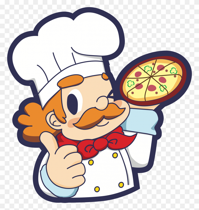 2259x2396 Pizza Chef Clipart Imágenes Prediseñadas Imágenes Prediseñadas - Pizza Box Clipart