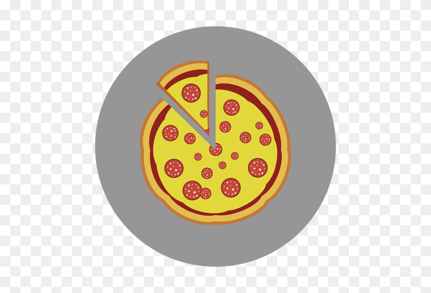 512x512 Icono De Círculo De Pizza - Icono De Pizza Png