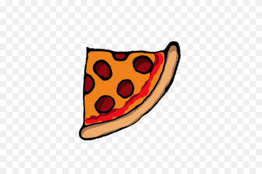 500x500 Pizza Clipart - Slice Of Pizza PNG