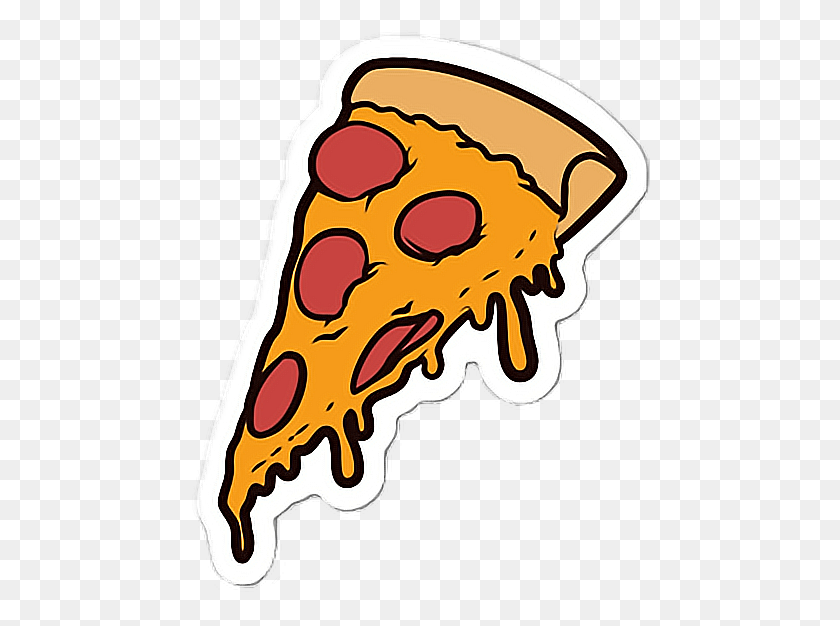460x566 Pizza Emoji Emojis Emojisticker Emojiwhatsapp Emojiedit - Пицца Смайлики Png