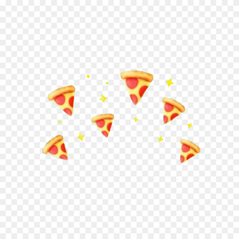 1024x1024 Pizza Head Crown Food Png - Pizza PNG
