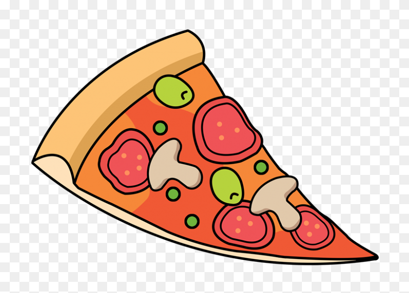 800x557 Pizza Images Clip Art - Party Food Clipart