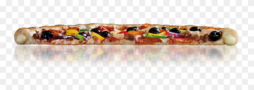 820x250 Меню Пиццы Легендарное Меню Пиццерии - Кусочек Пиццы Png