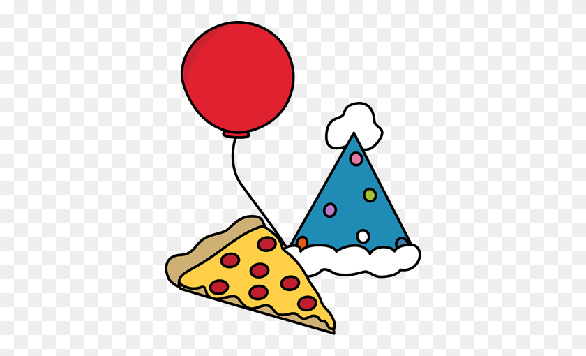 368x450 Pizza Party Clipart - Summer Party Clipart