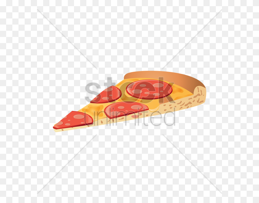 600x600 Pizza Slice Vector Image - Slice Of Pizza PNG