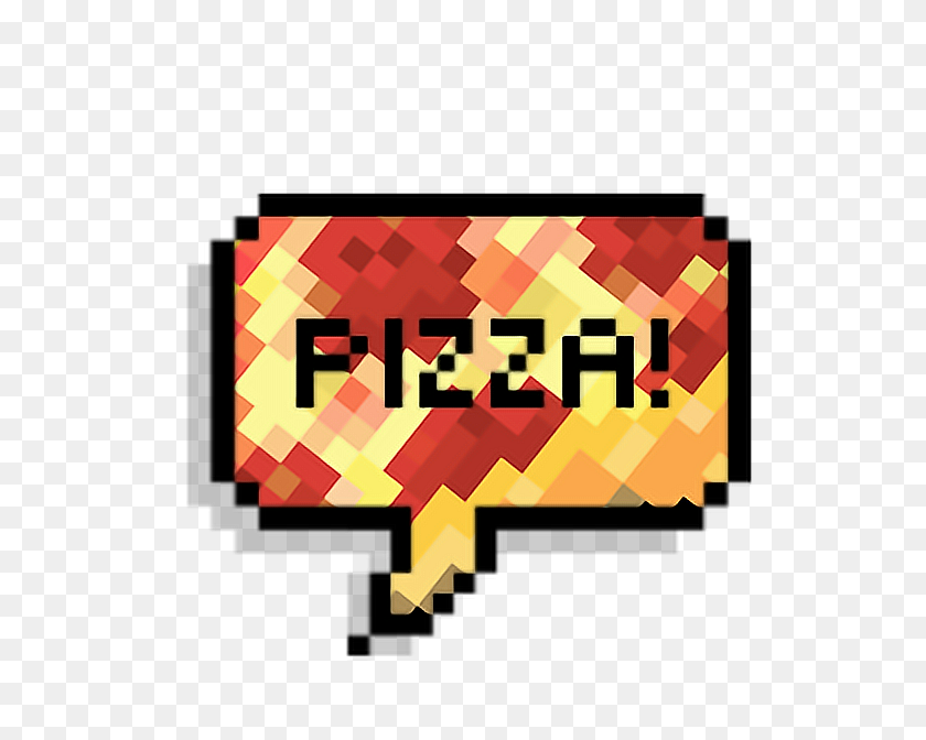 702x612 Pizza De La Etiqueta Engomada De Tumblr Pixel - Pizza Png Tumblr