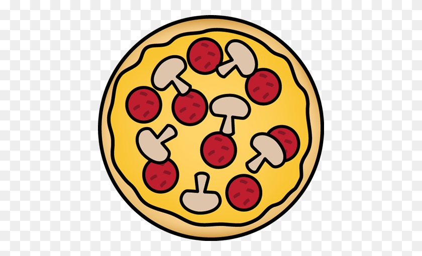 450x450 Пицца С Грибами Картинки Пицца С Грибами Изображения - Пицца Клипарт Прозрачный Фон