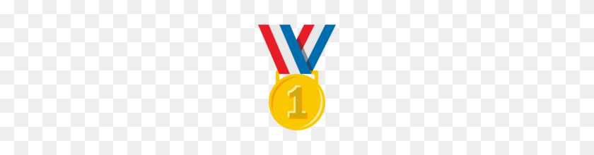 160x160 Place Medal Emoji On Emojione - 1-Е Место Png