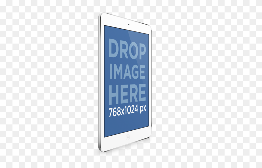 640x480 Placeit - White Ipad PNG