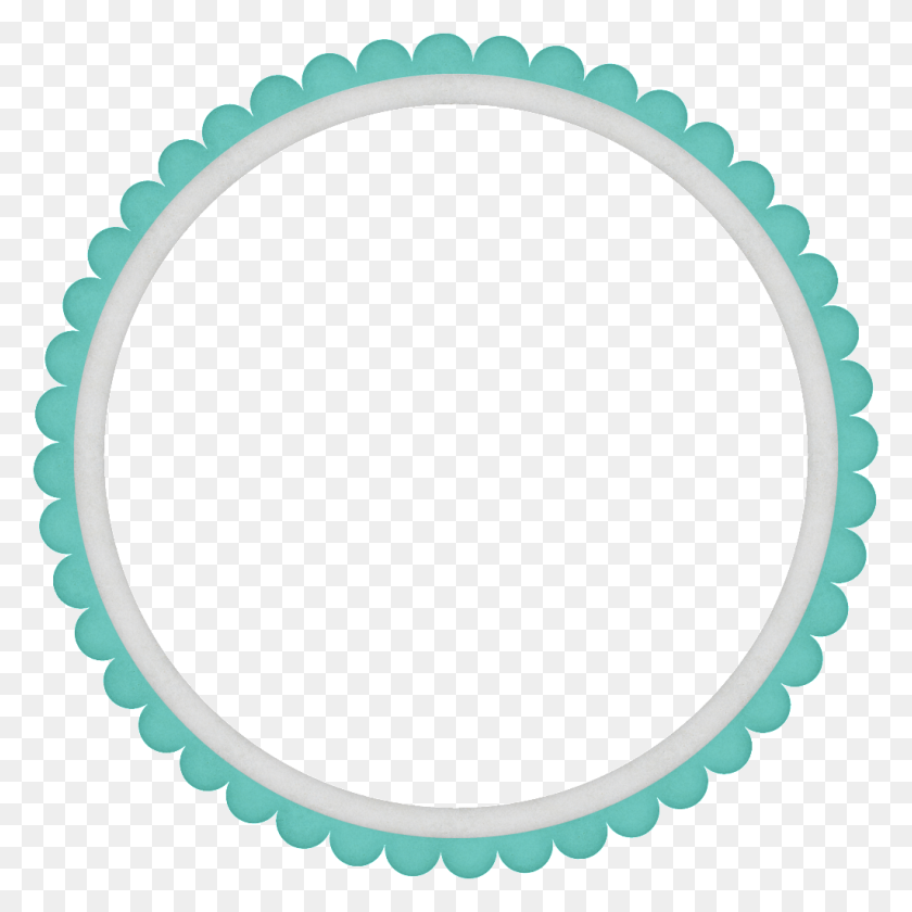 1024x1024 Plain And Simple Circular Border Transparent Free Png Download - White Lace Border PNG