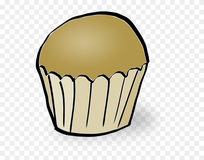 564x598 Plain Cupcake Clip Art - Chocolate Cupcake Clipart