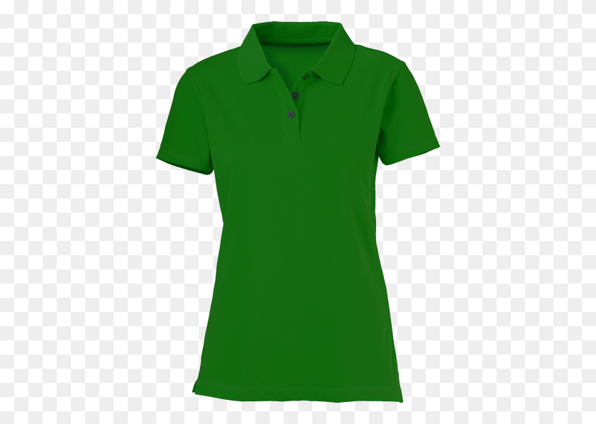 538x538 Plain Emerald Green Women's Polo Shirt Cutton Garments - Green Shirt PNG