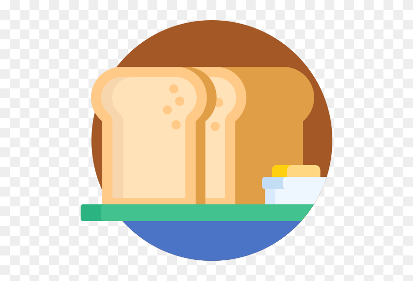 512x512 Plain Loaf - Loaf Of Bread PNG