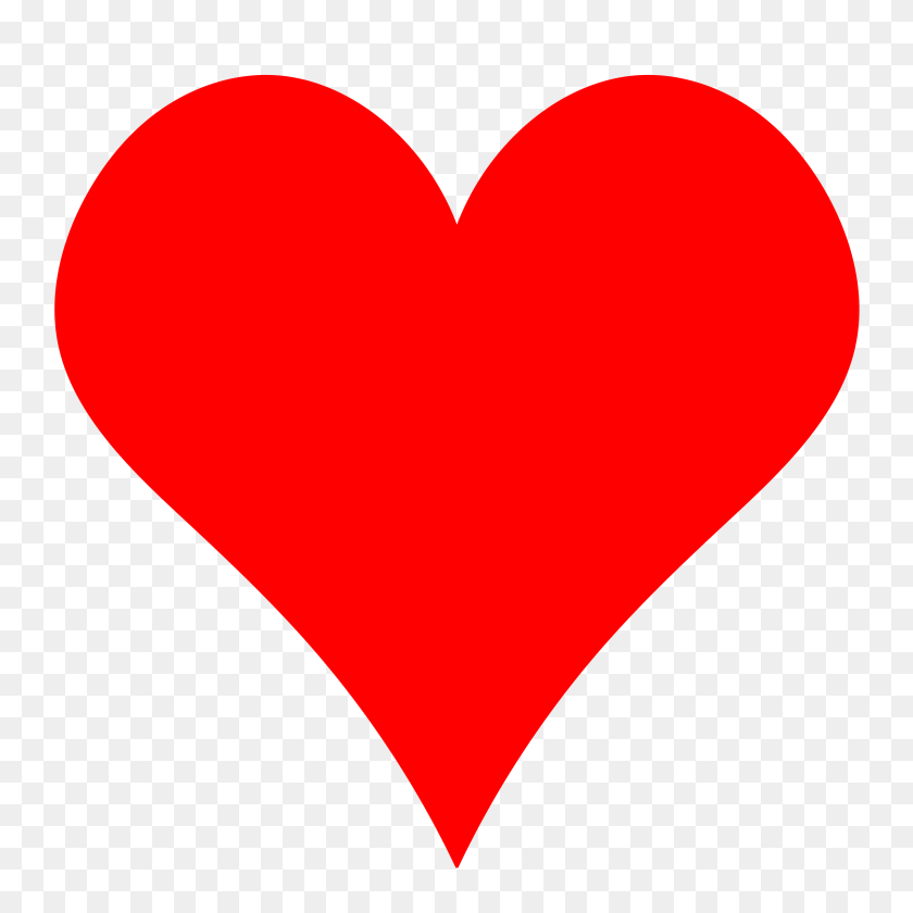 2400x2400 Простые Красные Значки В Форме Сердца Png - Форма Сердца Png