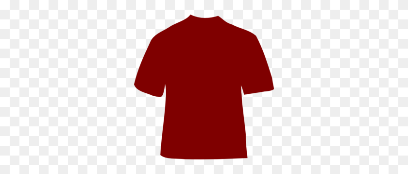 288x298 Plain Red T Shirt Clipart - Red Shirt Clipart