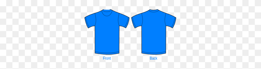 295x162 Plain Sky Blue Shirt Clip Art - Blue Shirt PNG