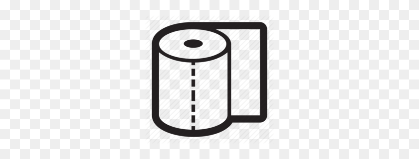 260x260 Plain Toilet Paper Roll Clipart - Rolling Eyes Clipart