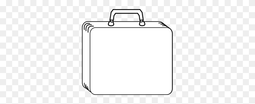 299x282 Plain White Suitcase Clip Art - Suitcase Clipart