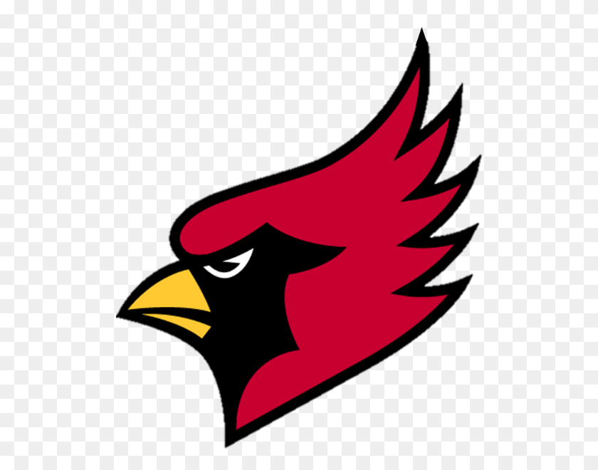 514x600 Plainville Usd - Cardinals Logo PNG