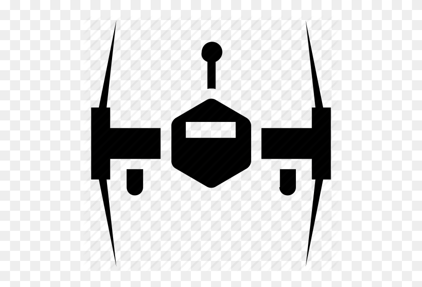 512x512 Самолет, Космический Истребитель, Космический Корабль, Значок Истребителя Галстука - Клипарт Истребитель Галстука