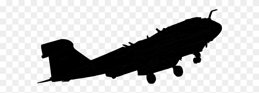 600x243 Plane Taking Off Silhouette Clip Art - Plane Silhouette PNG