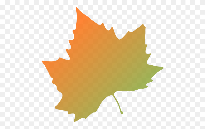 500x471 Plane Tree Autumn Leaf Vector Clip Art - Rust Clipart