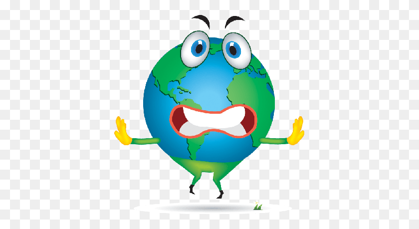 381x399 Planet Clipart Face - Planet Earth Clipart