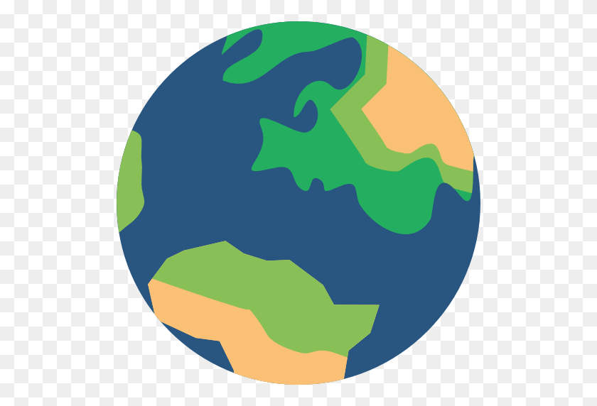 512x512 Планета Земля - ​​Значок Земли Png