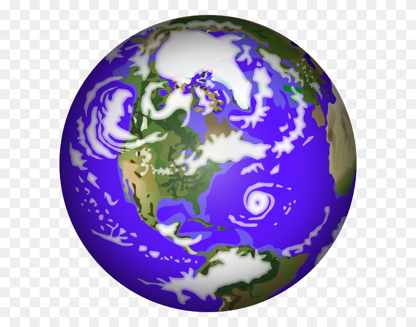 600x600 Planet Earth Clip Art Free Vector - Planet Earth Clipart