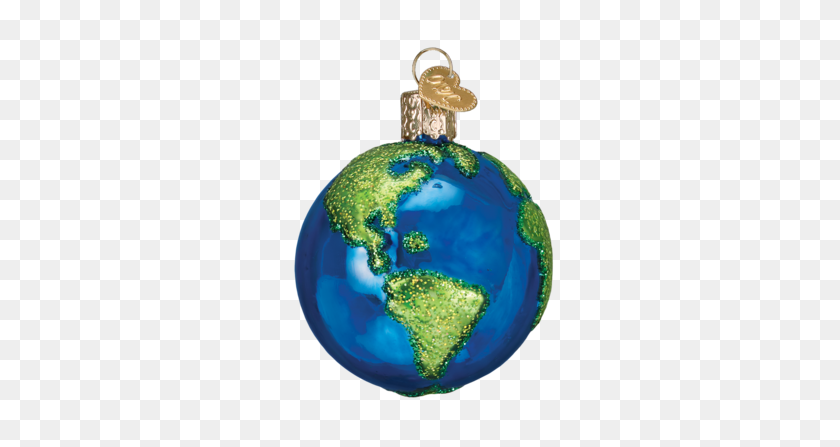 387x387 Planet Earth Ornament Old World Christmas - Planet Earth PNG