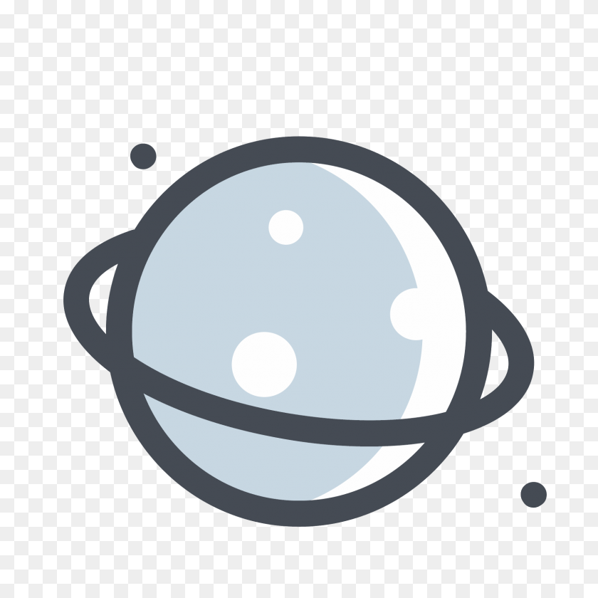 1600x1600 Planet On The Dark Side Icon - Pluto Planet Clipart