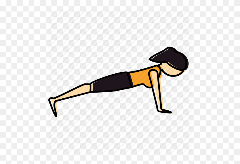 512x512 Plank Pose Clipart Clipart Imágenes Prediseñadas - Yoga Poses Clipart