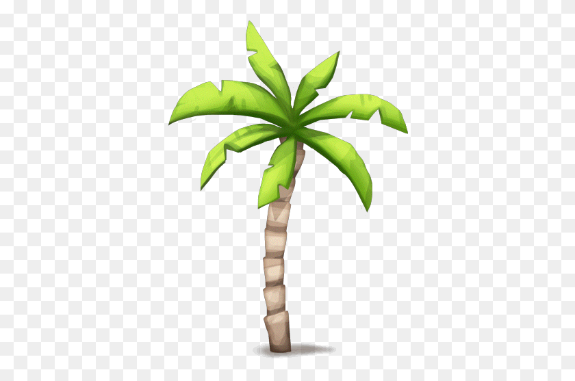 352x497 Plant Clipart Coconut Tree - Palmera Con Cocos Clipart
