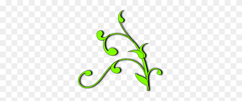 300x292 Plant Vine Png Clip Arts For Web - Green Plant Clip Art