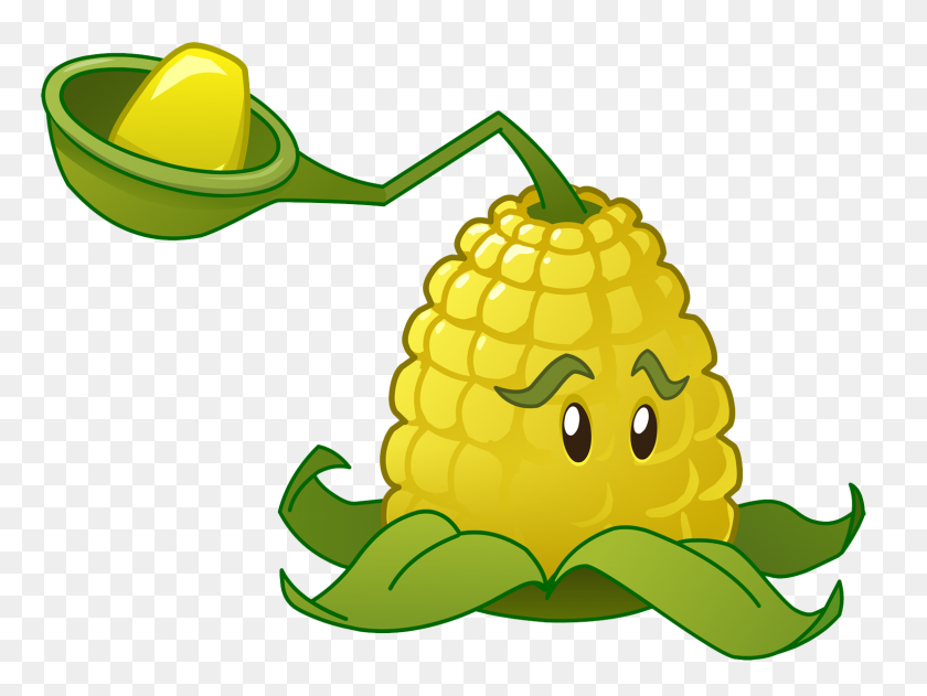 1588x1164 Plants Vs Zombies Clipart Basic - Corn Plant Clipart
