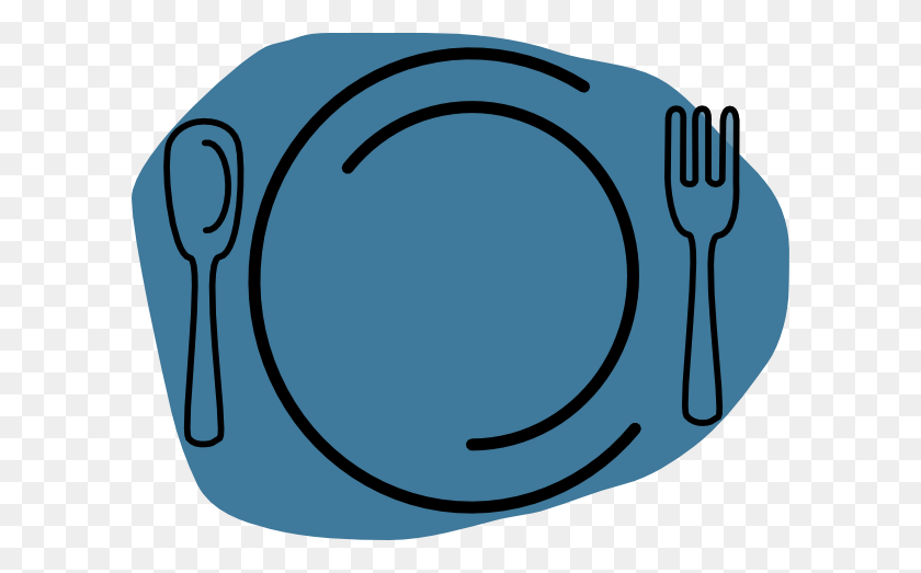 600x463 Plate Clipart Lunch - Out To Lunch Clipart