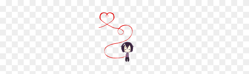 190x190 Plate Red String Of Fate - Red String PNG