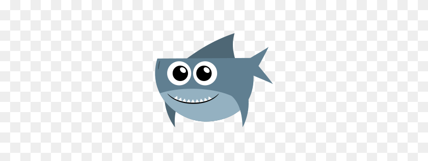256x256 Play Bitcoin Quotes Shark, Clip Art And Cute Shark - Baby Shark PNG