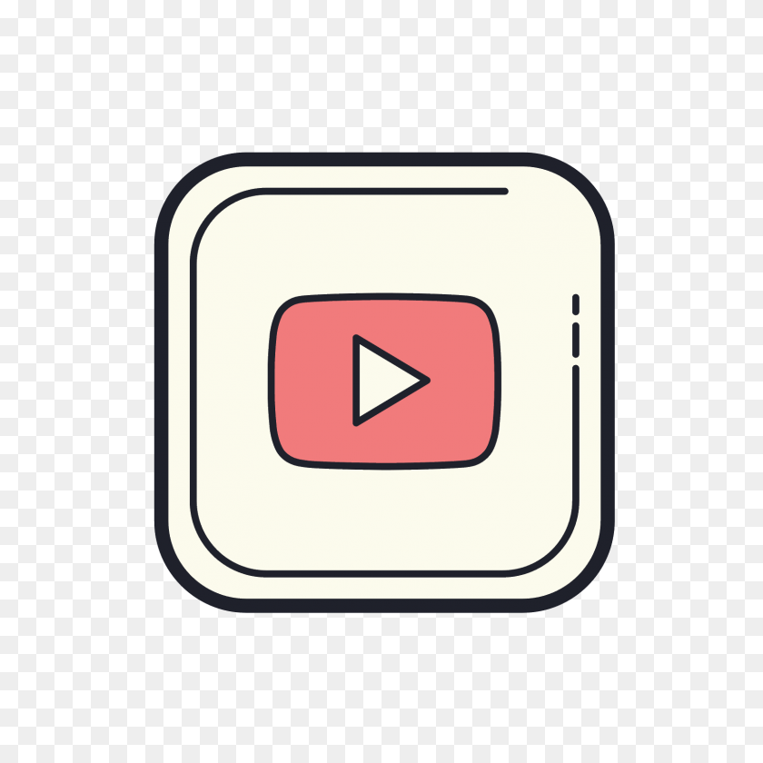 1600x1600 Play Button Icon - Youtube Play Button PNG