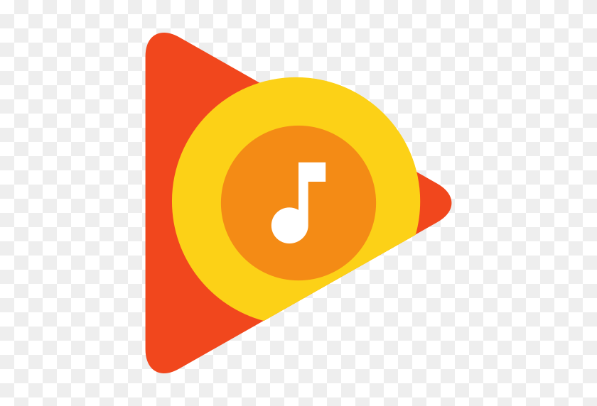512x512 Play Music Triangle - Google Play Music Logo PNG